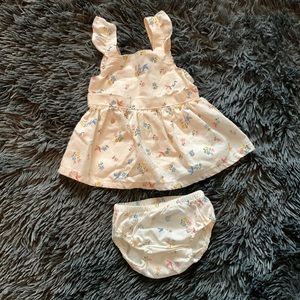 Carter’s Spring Floral Dress with Panties